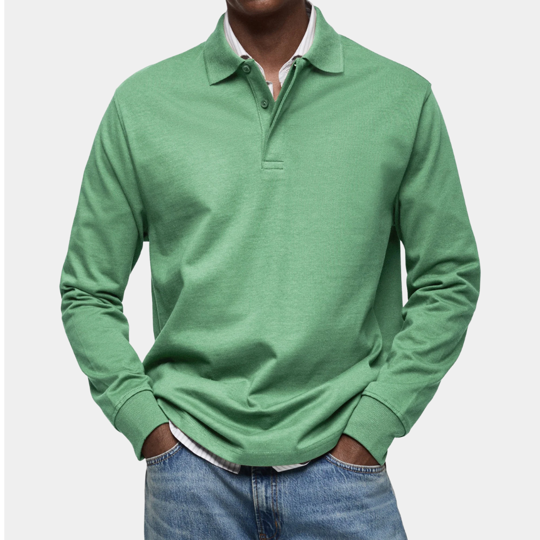 Mason | Classic Long Sleeve Polo Shirt