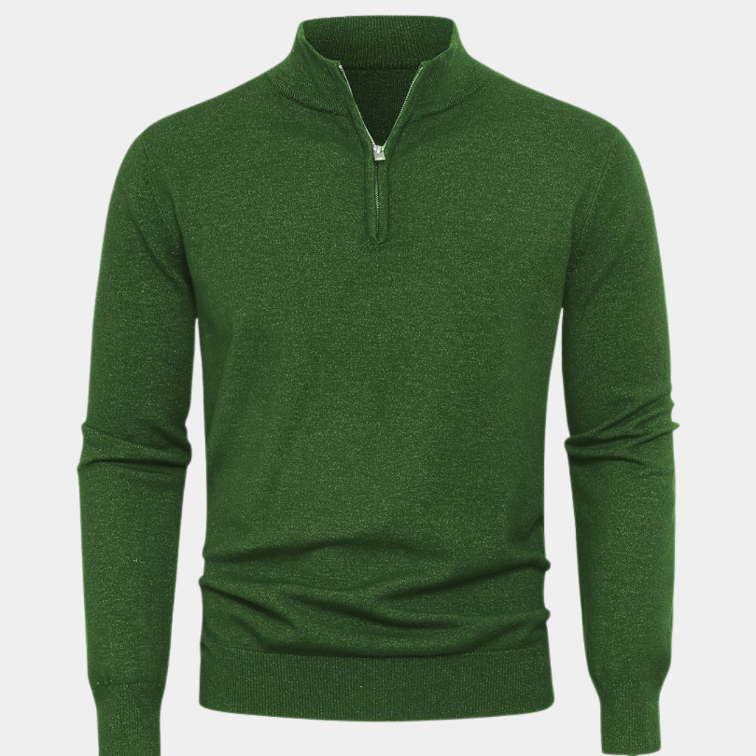 Everett | Quarter-Zip Knit Sweater