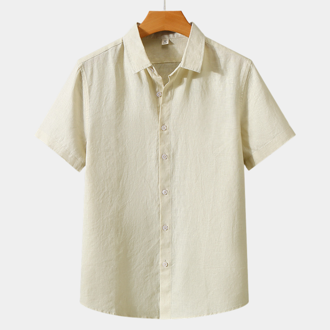 Finn | Classic Linen Short Sleeve Shirt