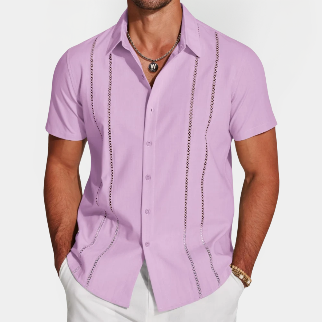 Dorian | Open Collar Summer Shirt