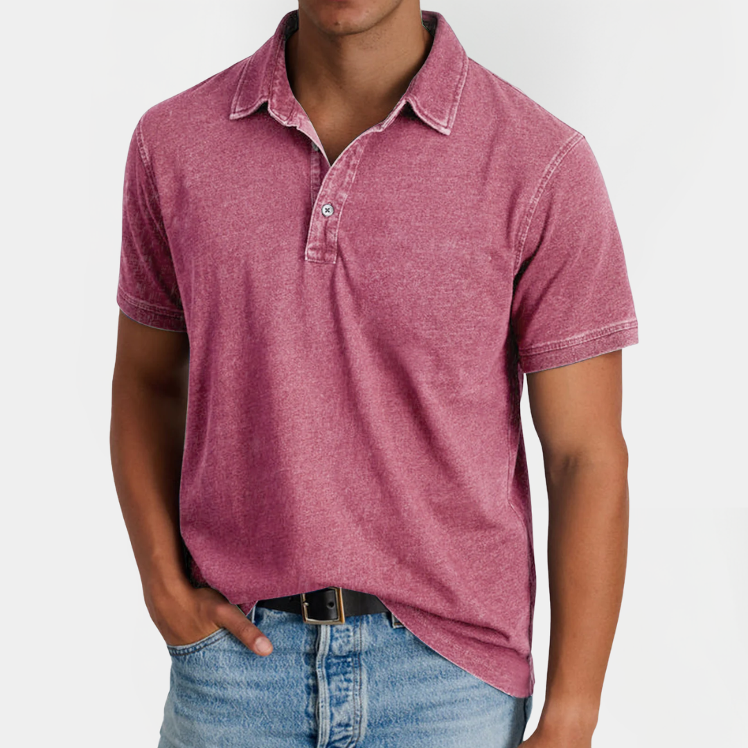 Wesley | Washed Casual Polo