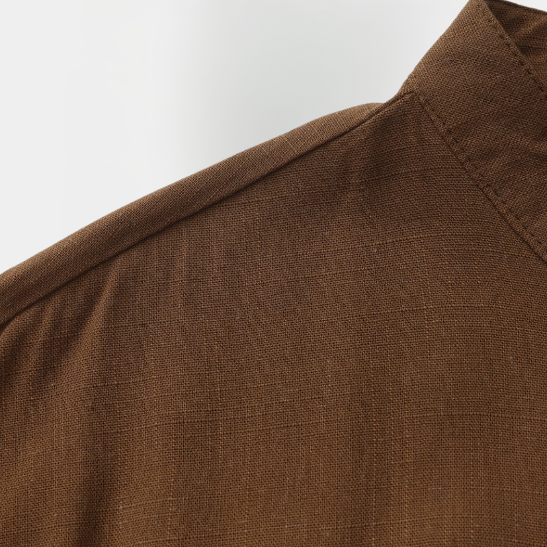Rowan | Band Collar Shirt