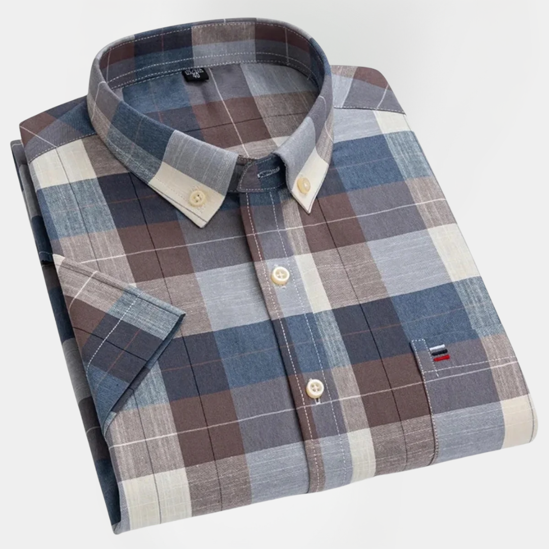 Wesley | Checkered Cotton Shirt