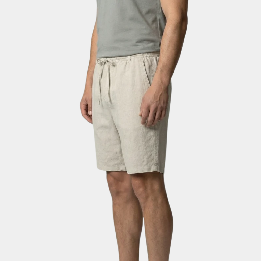 Parker | Relaxed Linen Bermuda Shorts