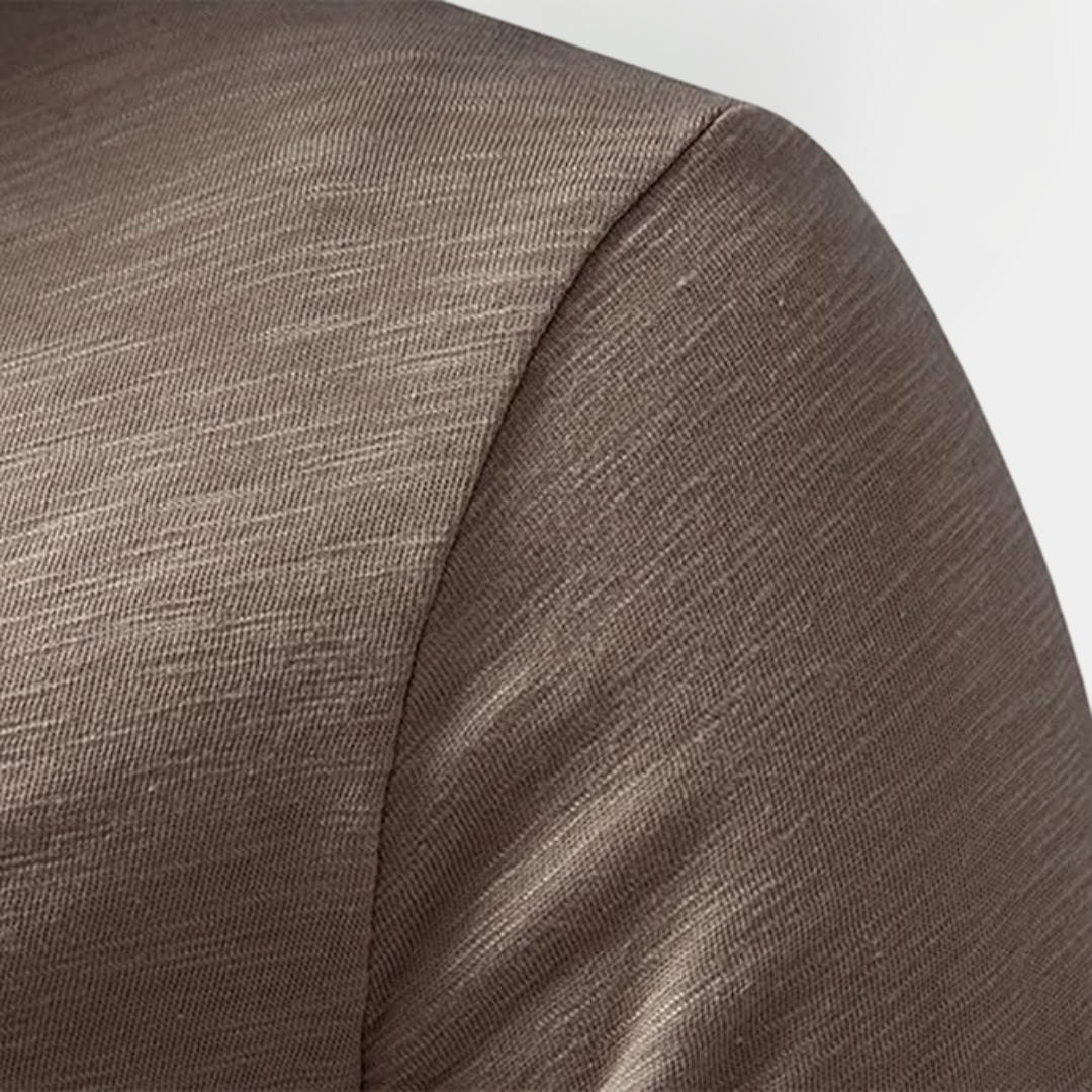 Spencer | Long Sleeve Henley Shirt