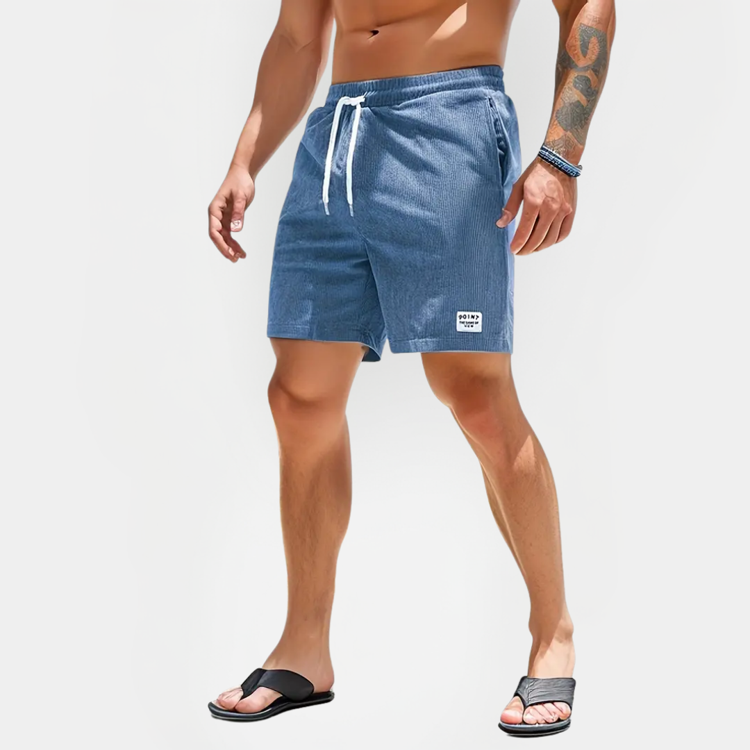 Elliot | Ribbed Drawstring Shorts