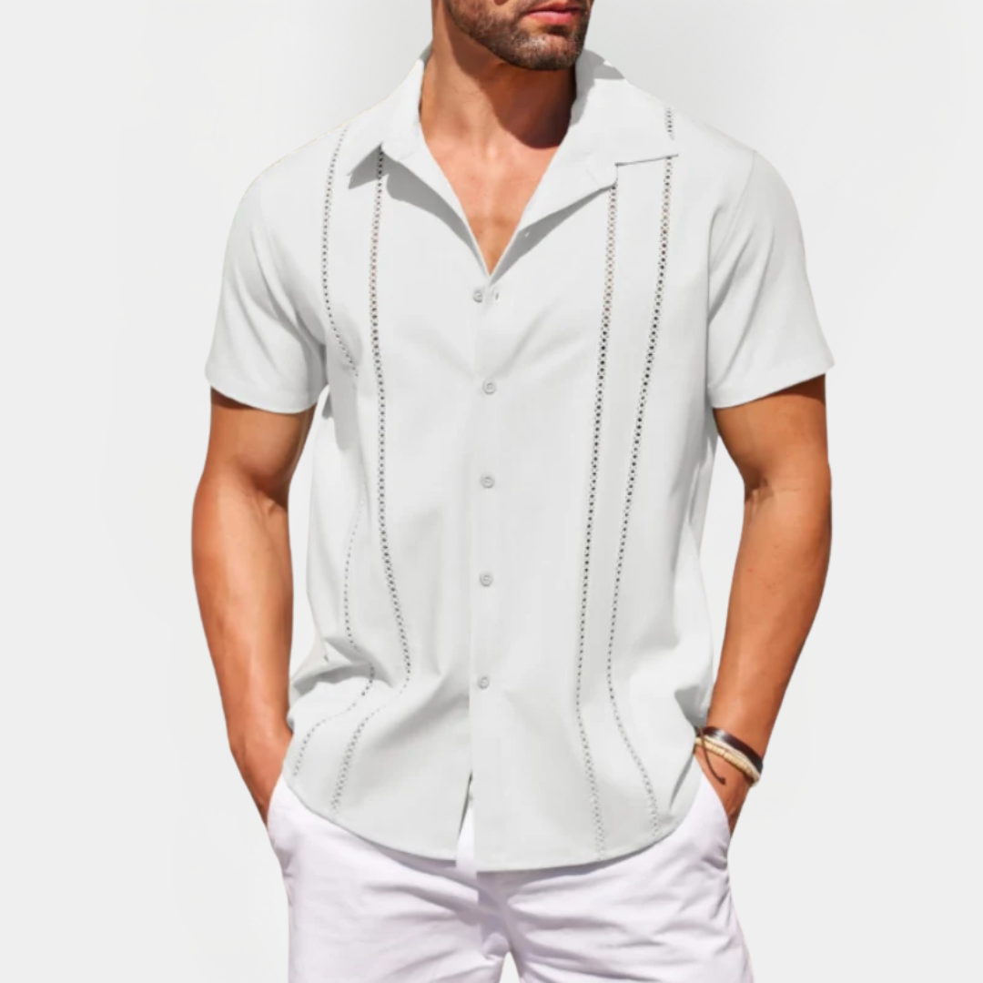 Dorian | Open Collar Summer Shirt
