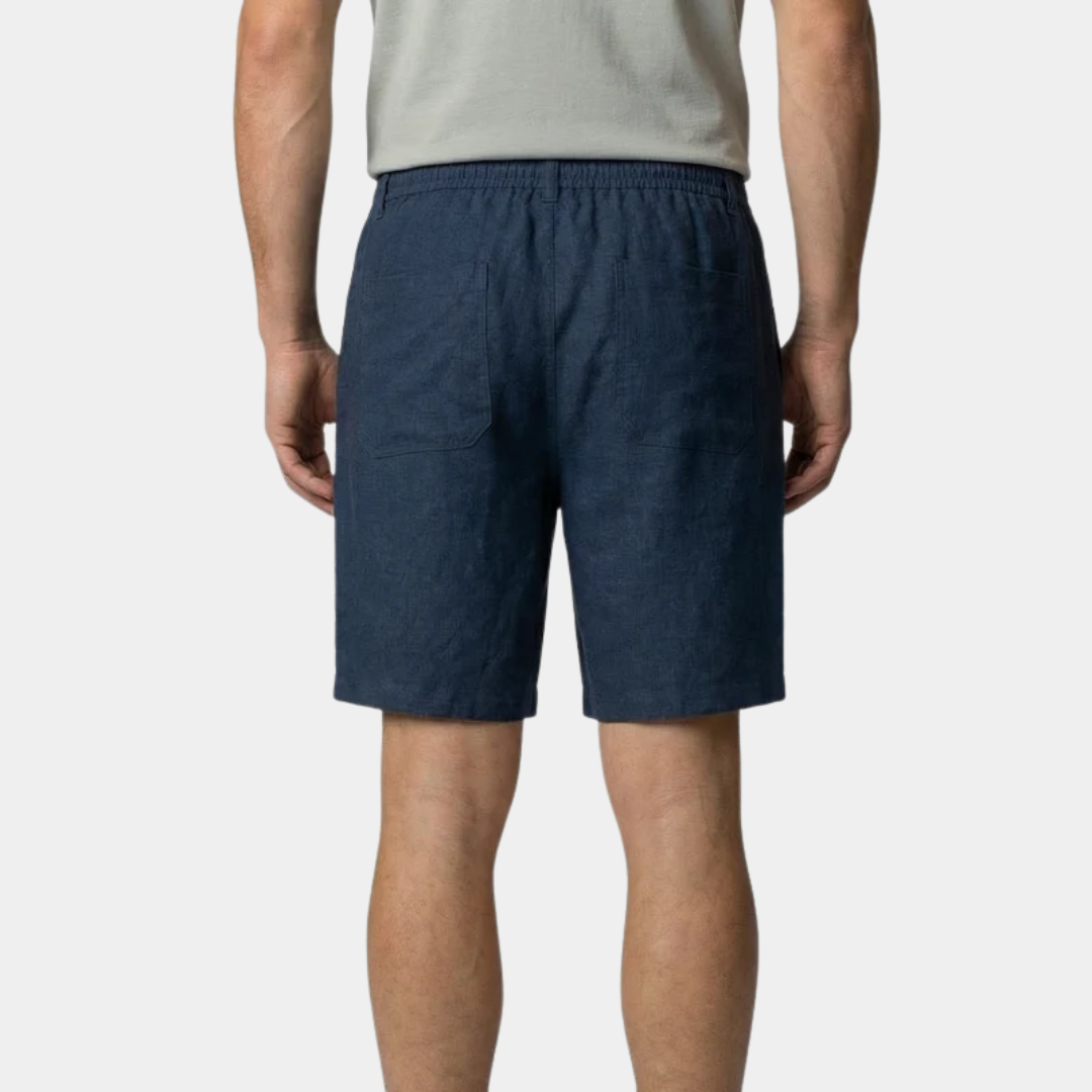 Parker | Relaxed Linen Bermuda Shorts