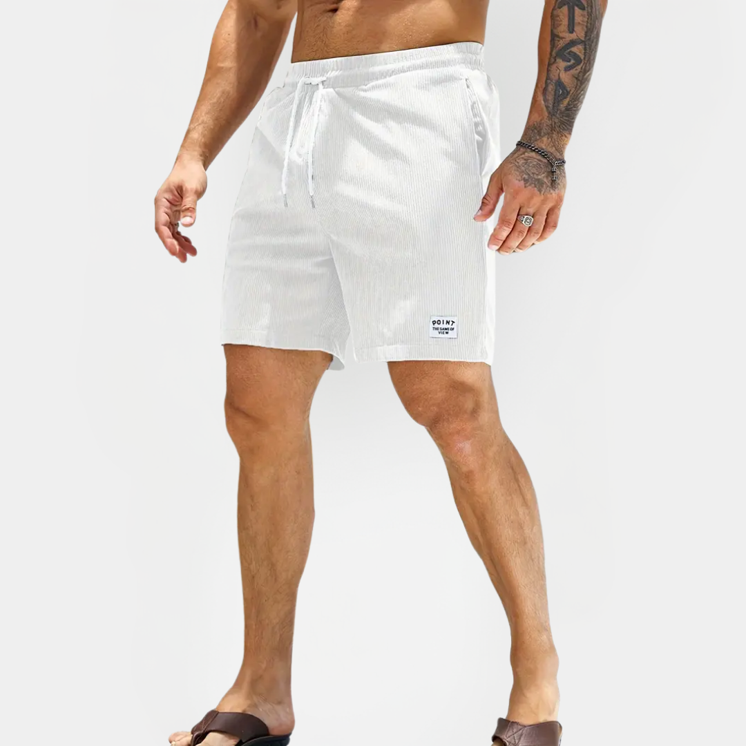 Elliot | Ribbed Drawstring Shorts