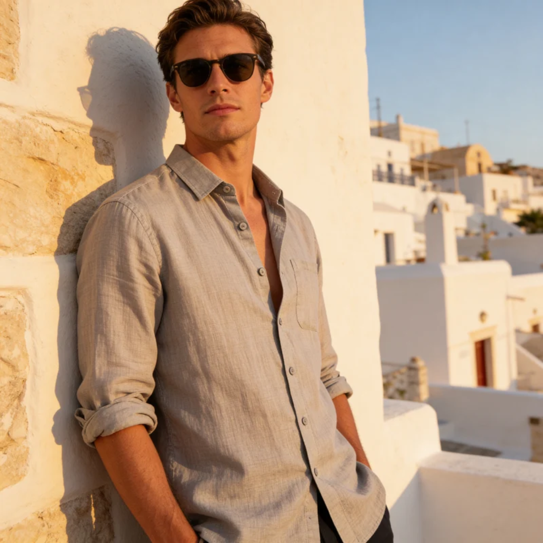 Nolan | Relaxed Long Sleeve Shirt