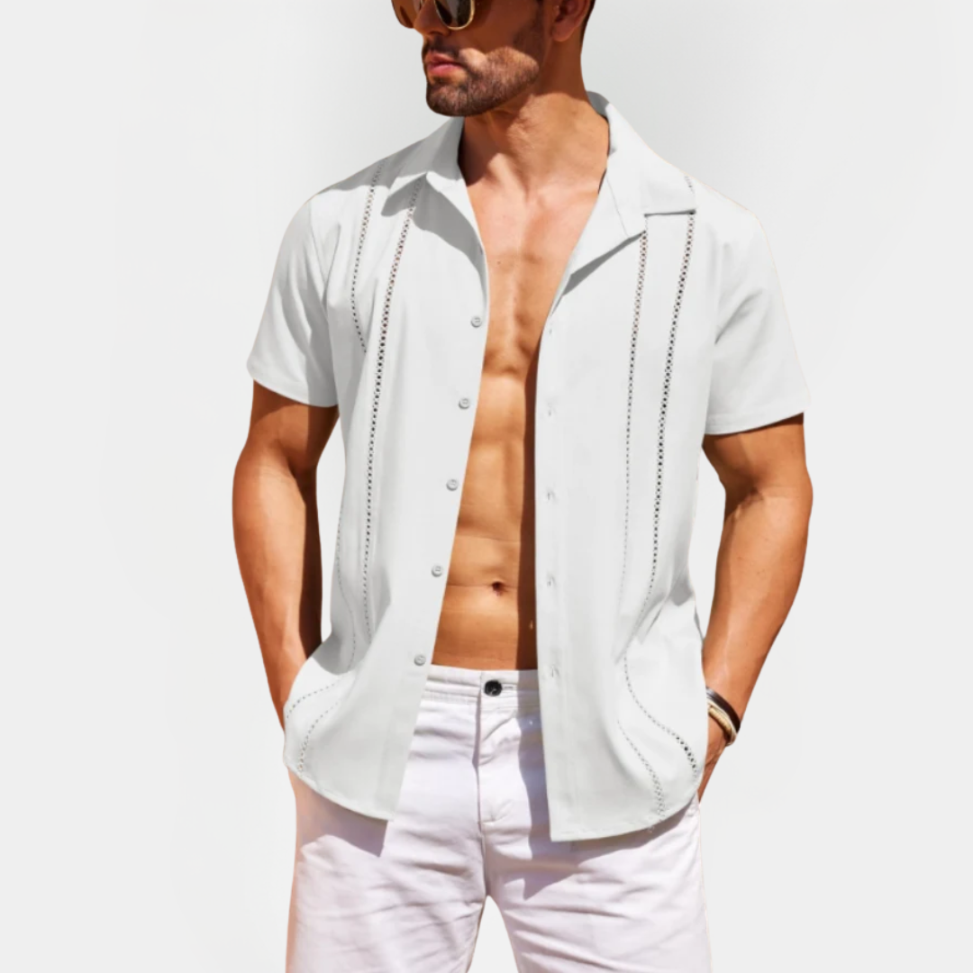 Dorian | Open Collar Summer Shirt