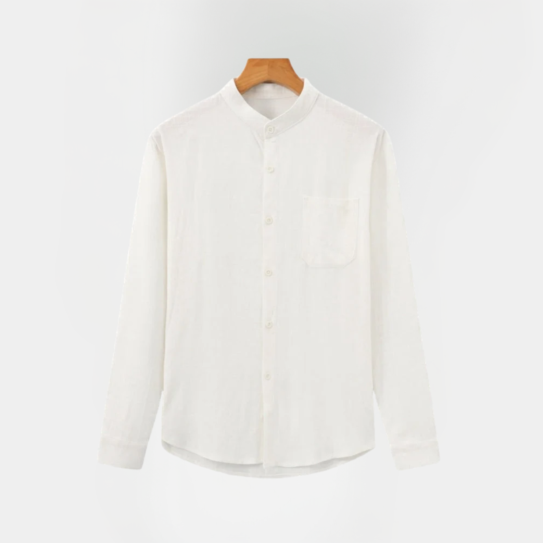 Rowan | Band Collar Shirt
