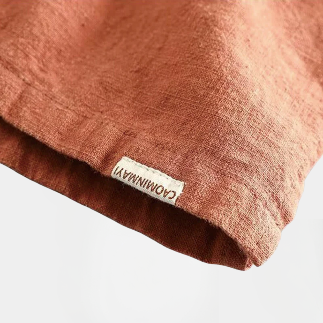 Theo | Cotton Blend Drawstring Shorts
