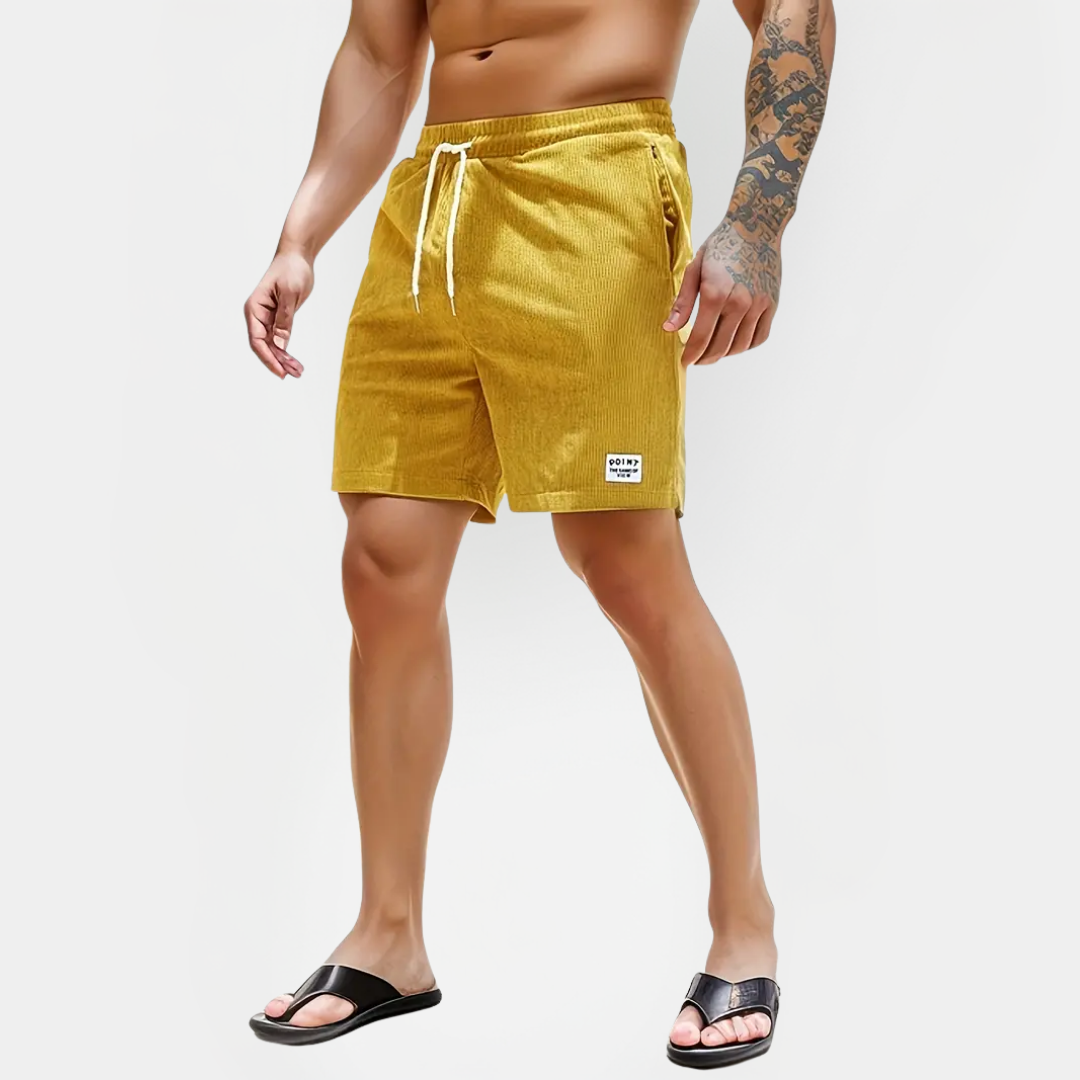 Elliot | Ribbed Drawstring Shorts