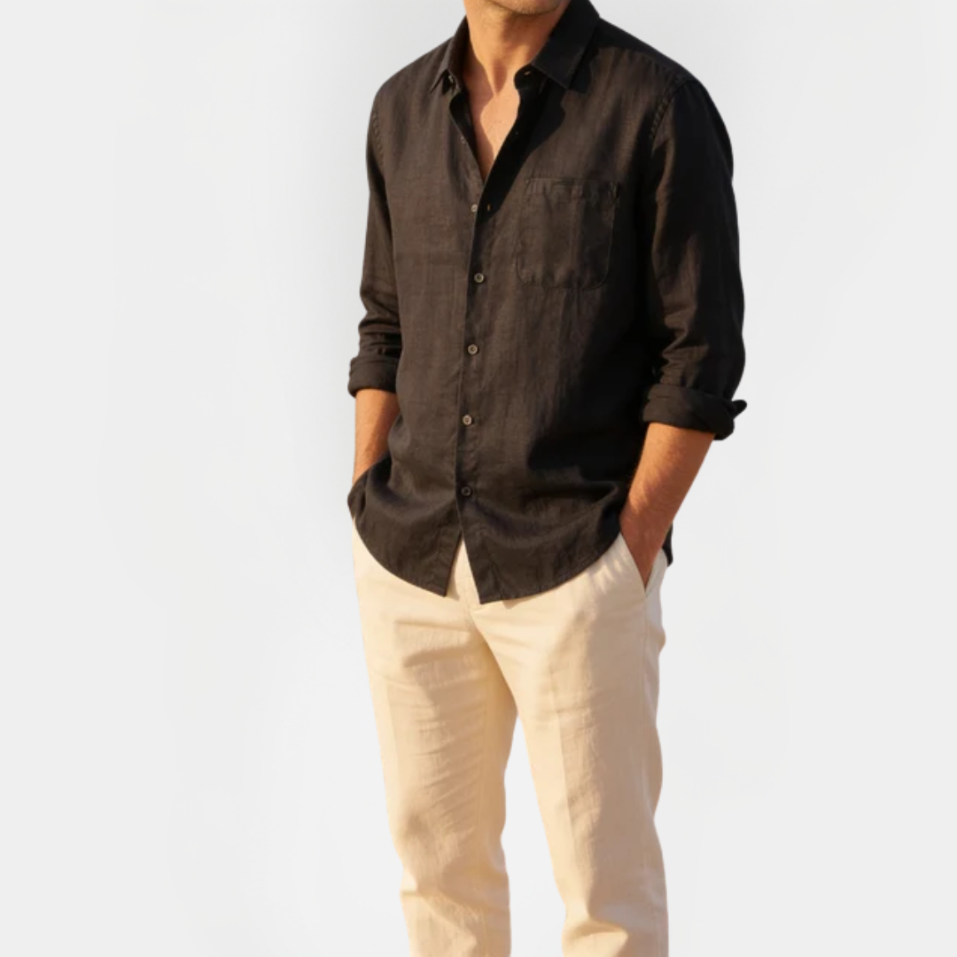 Nolan | Relaxed Long Sleeve Shirt