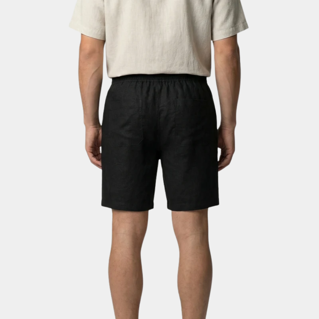 Parker | Relaxed Linen Bermuda Shorts