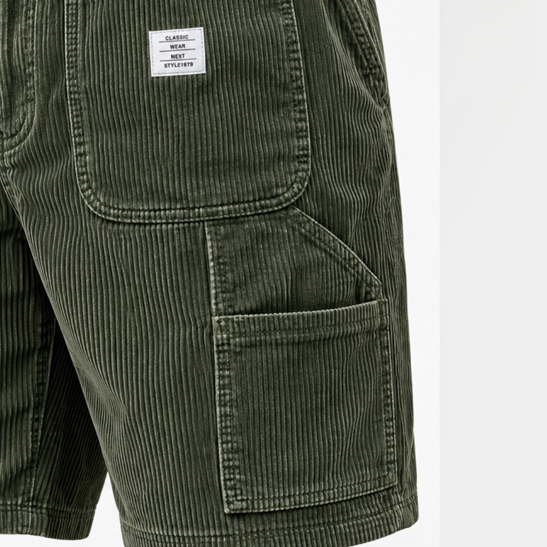 Graham | Corduroy Cargo Shorts