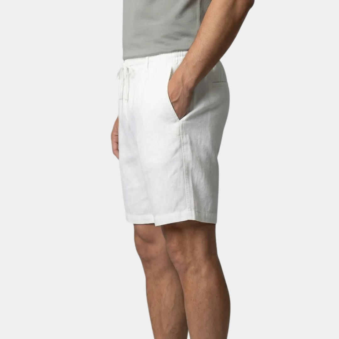 Parker | Relaxed Linen Bermuda Shorts
