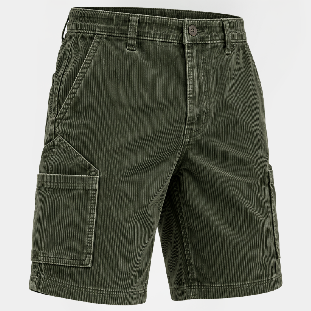 Graham | Corduroy Cargo Shorts