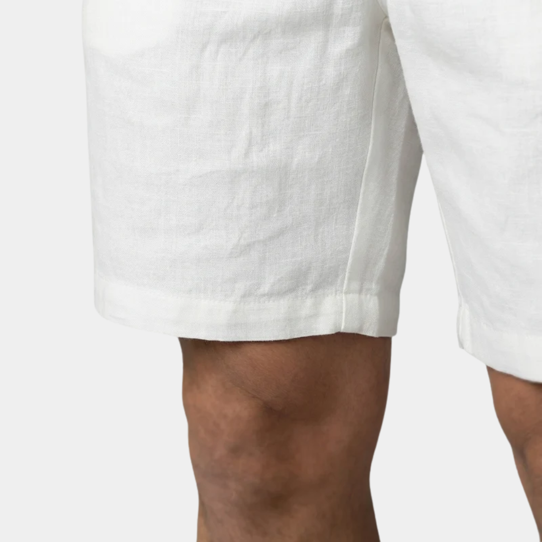 Parker | Relaxed Linen Bermuda Shorts
