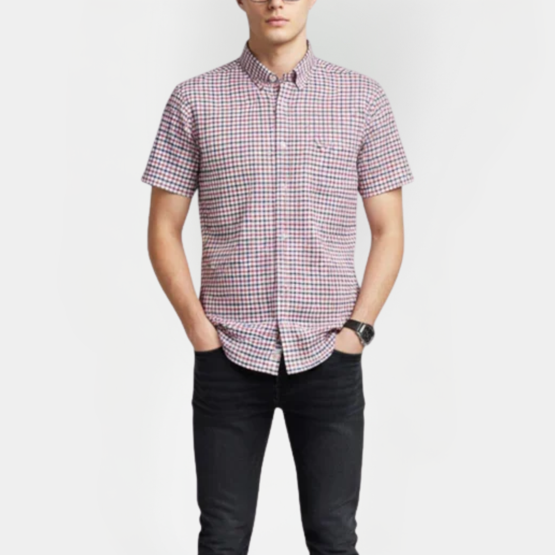 Wesley | Checkered Cotton Shirt