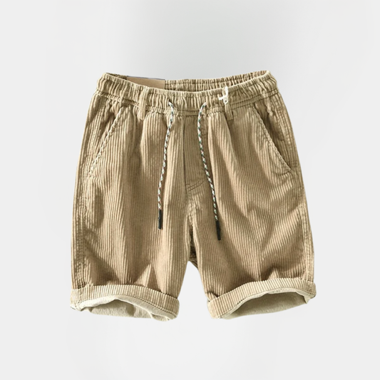 Spencer | Corduroy Drawstring Shorts