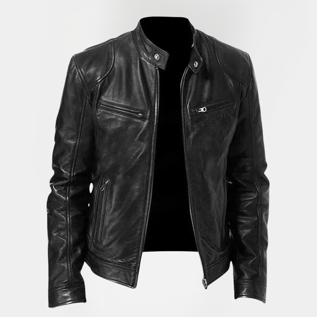 Vincent | PU Leather Biker Jacket