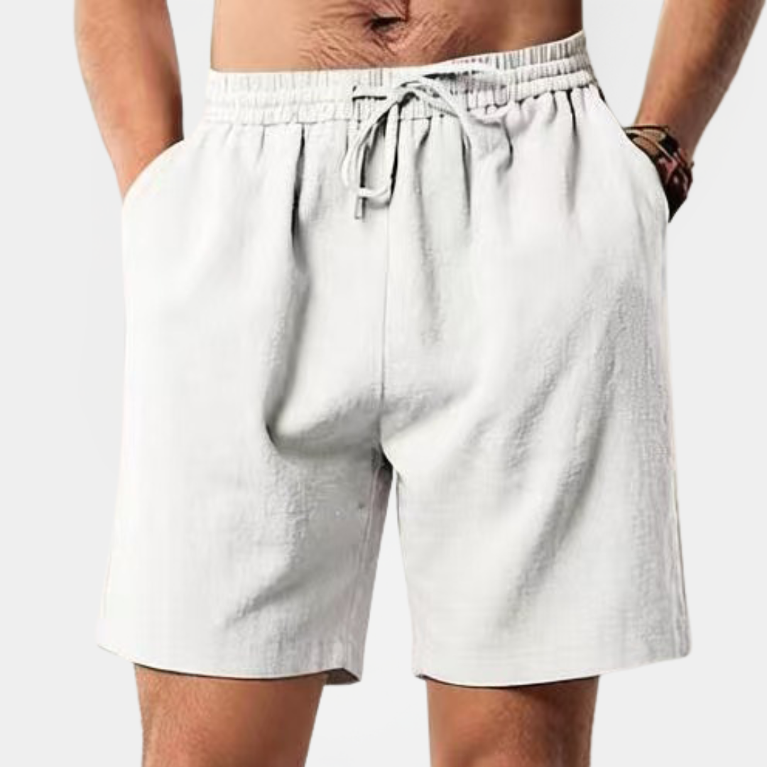 Kieran | Linen Drawstring Shorts