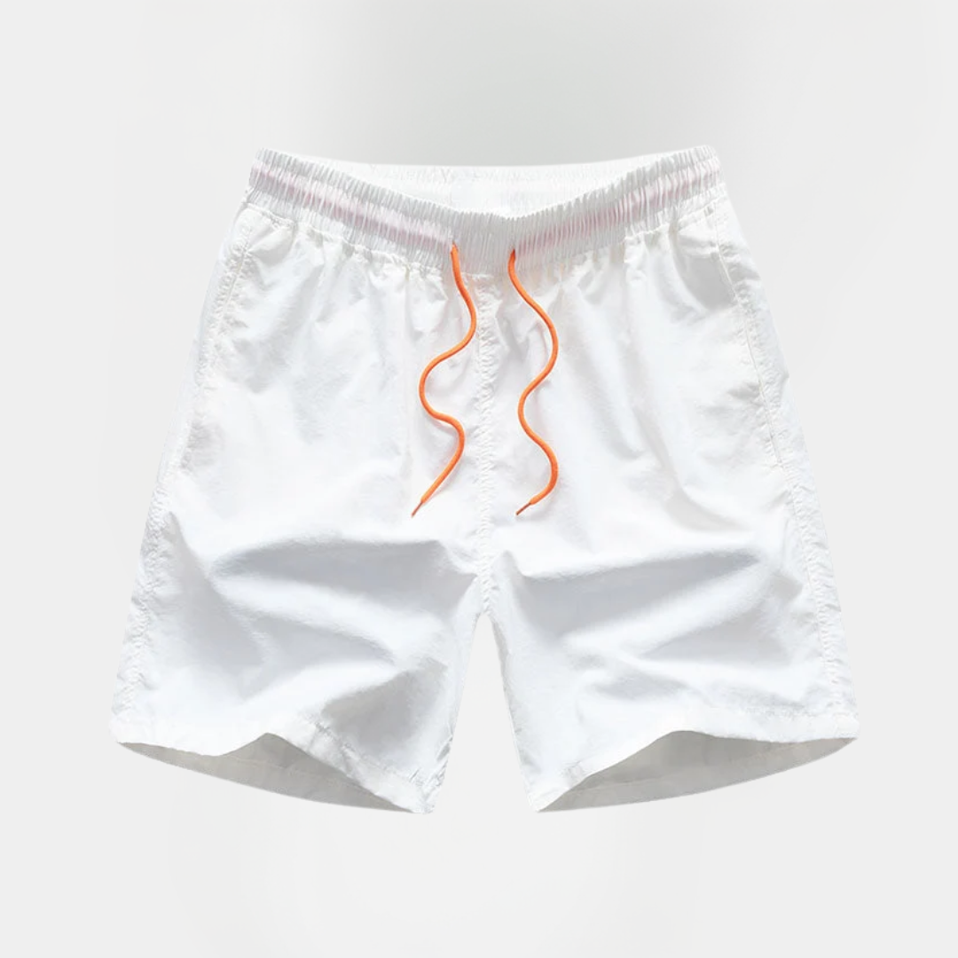 Mitchell | Contrast Drawstring Swim Shorts