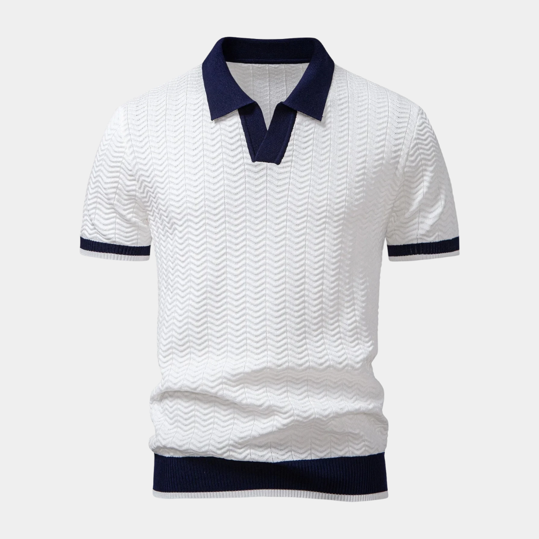 Elliot | Buttonless Short Sleeve Polo Shirt