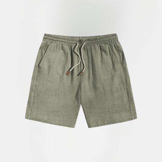 Cormac | Linen Drawstring Shorts
