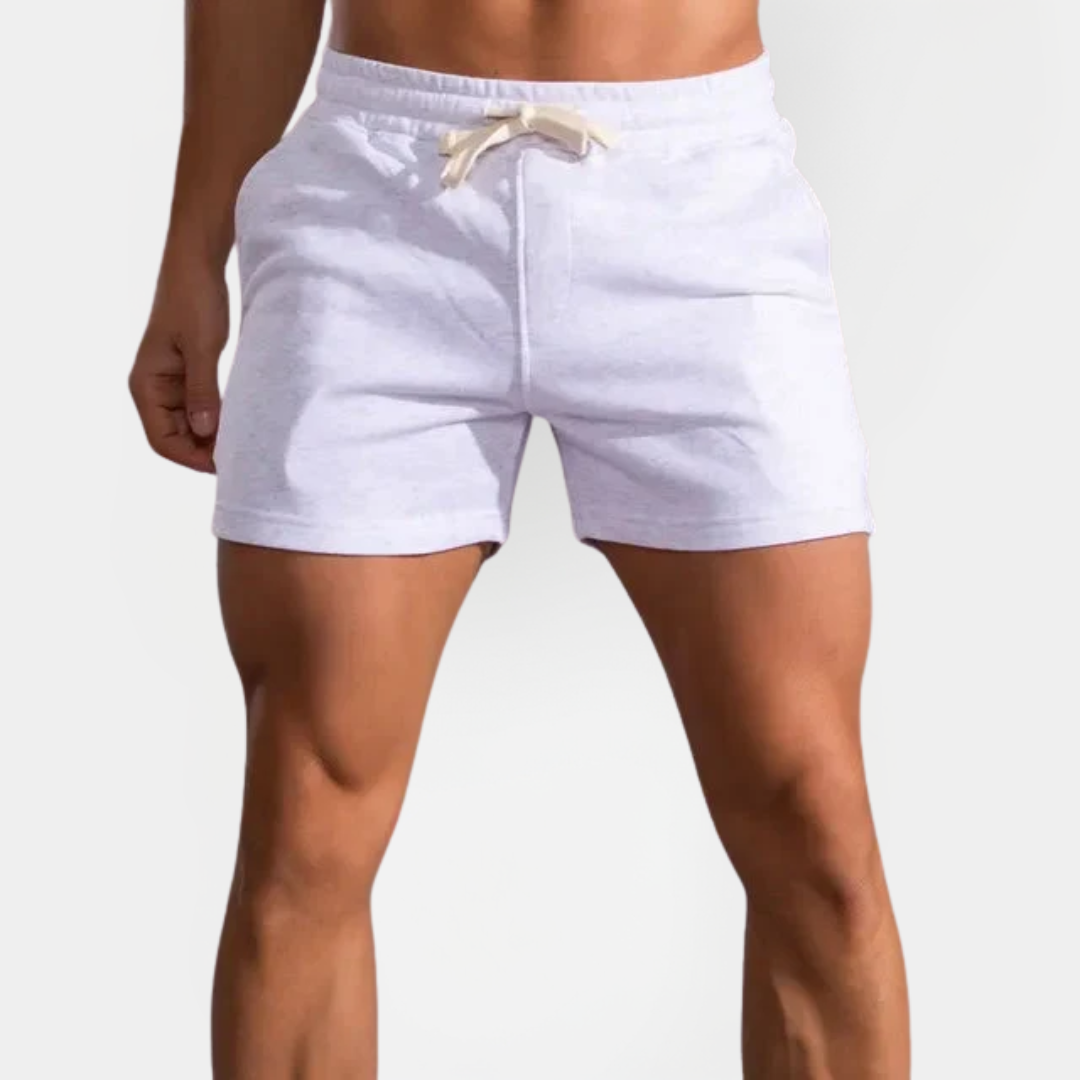 Finn | Cotton Blend Drawstring Shorts