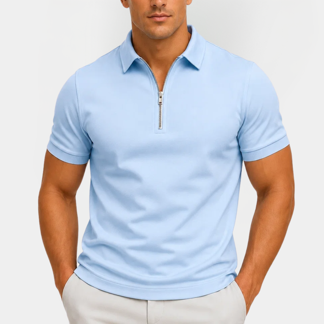 Roman | Zip Polo Shirt