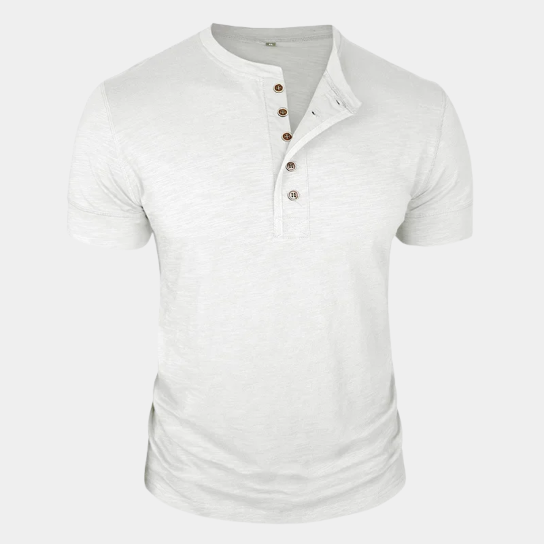 Cooper | Classic Henley T-Shirt