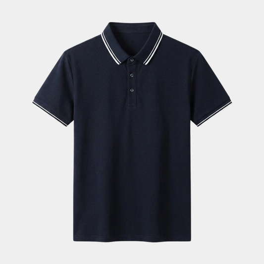 Lachlan | Heritage Cotton Contrast Polo Shirt