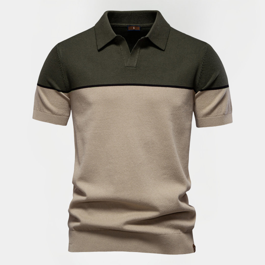 Jasper | Buttonless Knit Polo