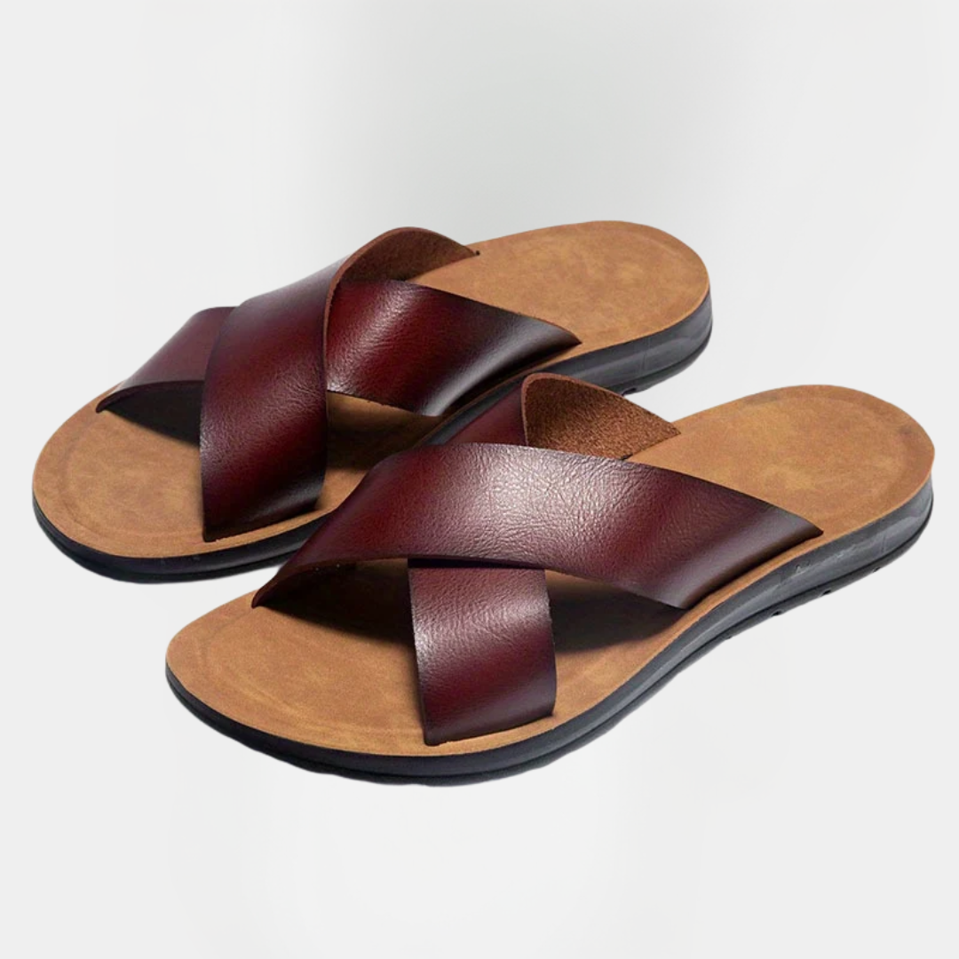 Bennett | Cross Strap Summer Sandals