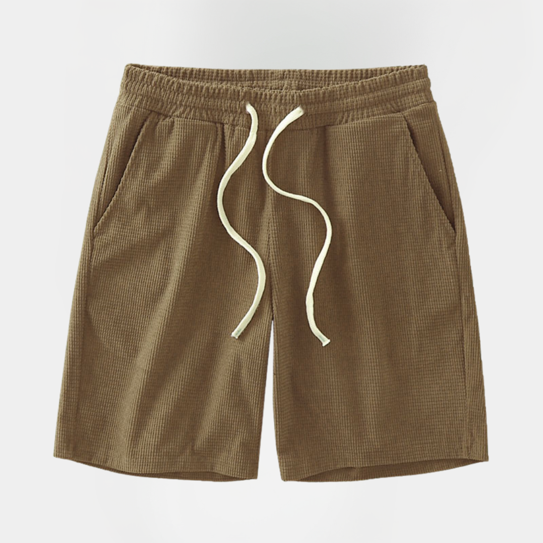 Nash | Textured Drawstring Shorts