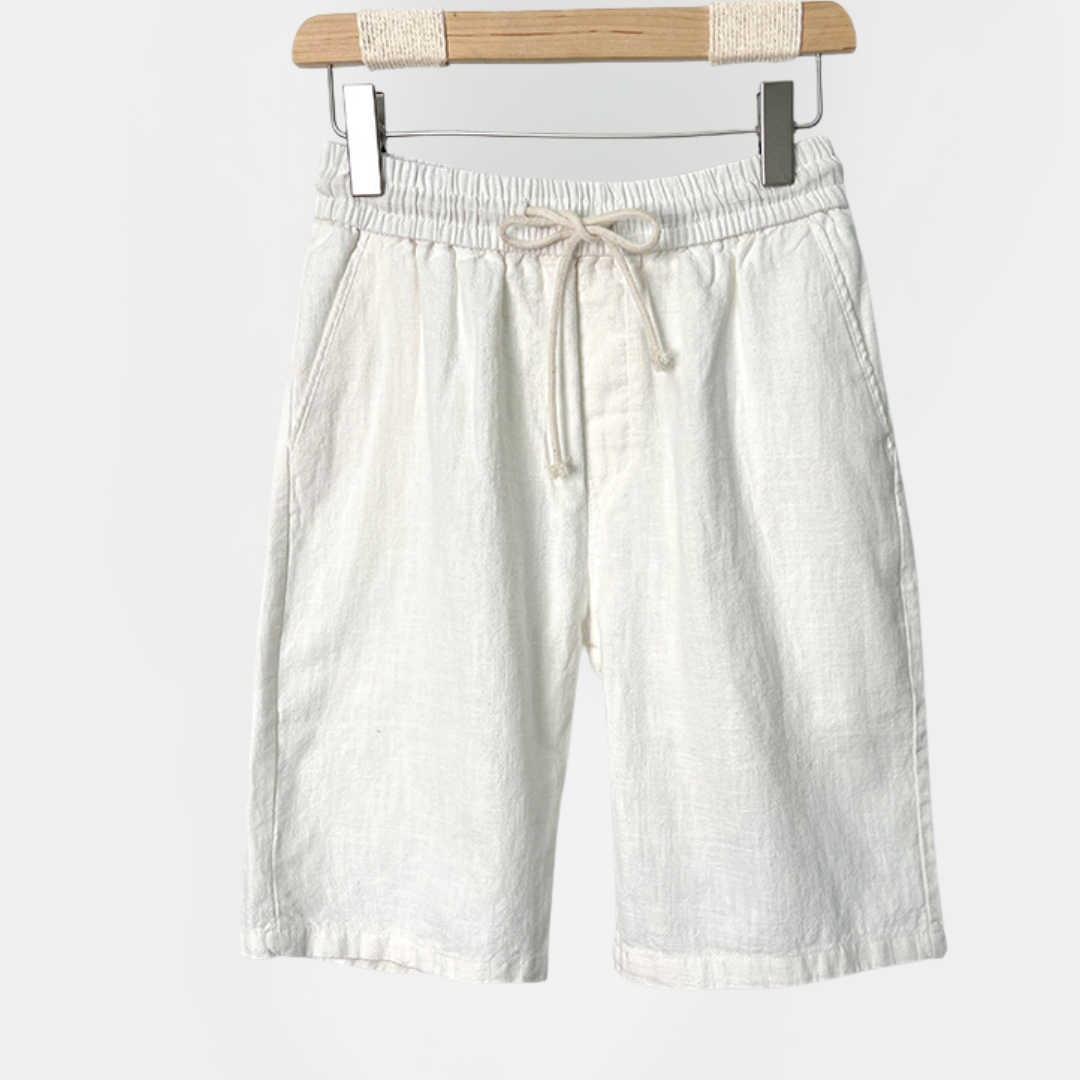 Harvey | Linen Blend Drawstring Shorts