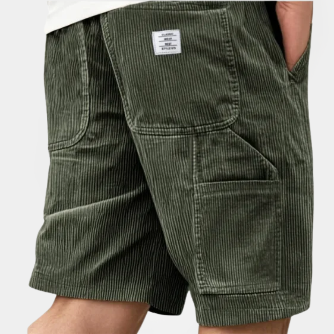 Graham | Corduroy Cargo Shorts