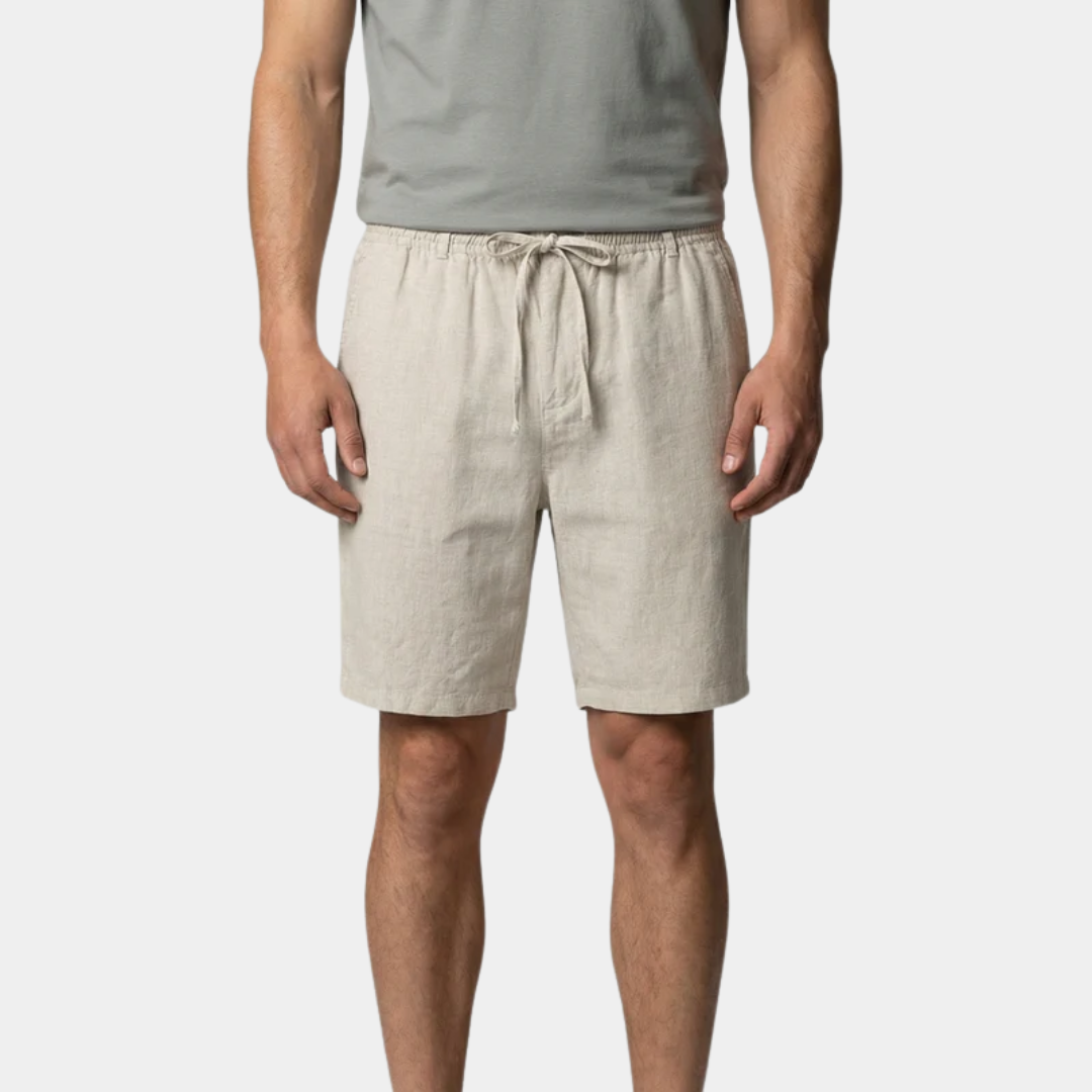 Parker | Relaxed Linen Bermuda Shorts