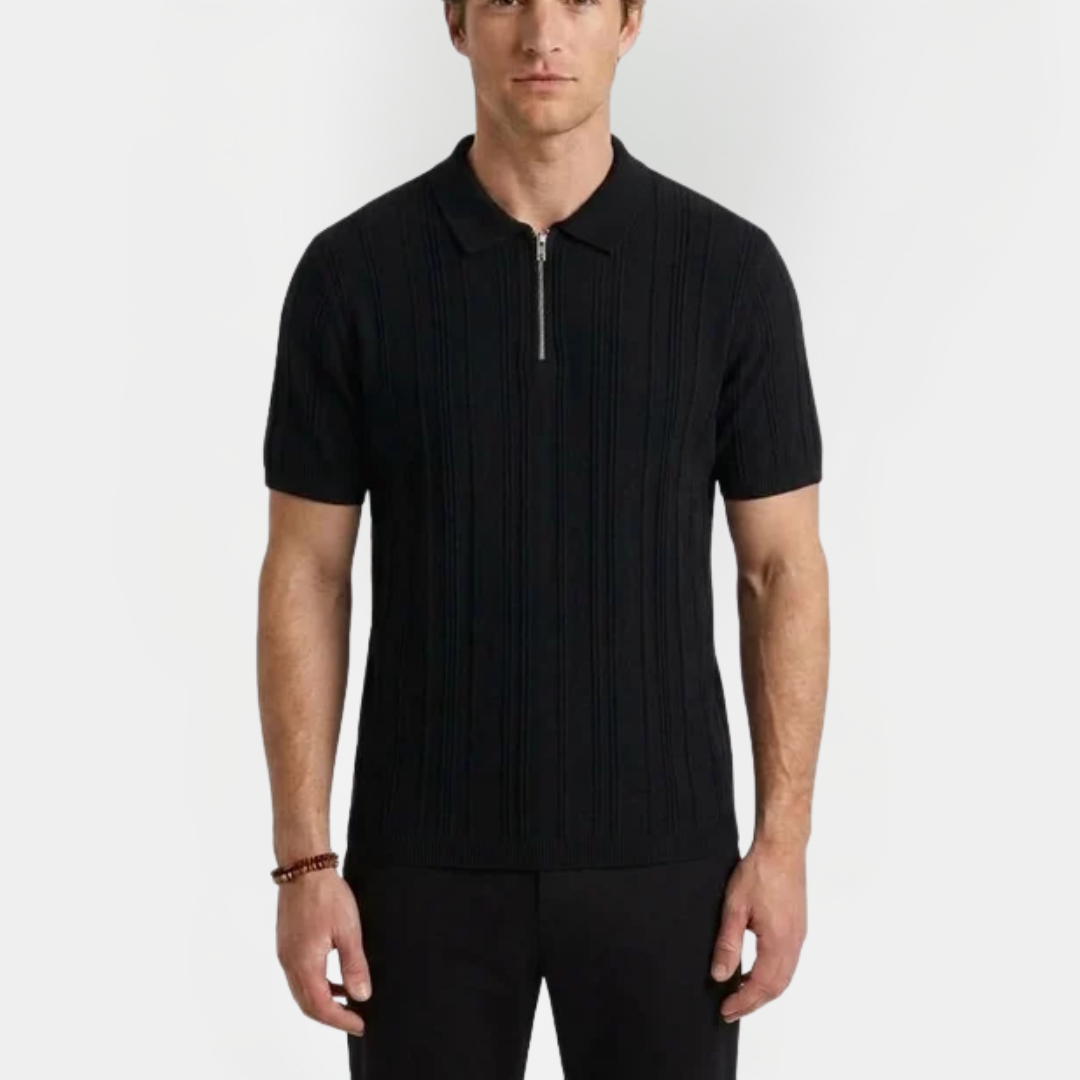 Anderson | Zip Polo Shirt