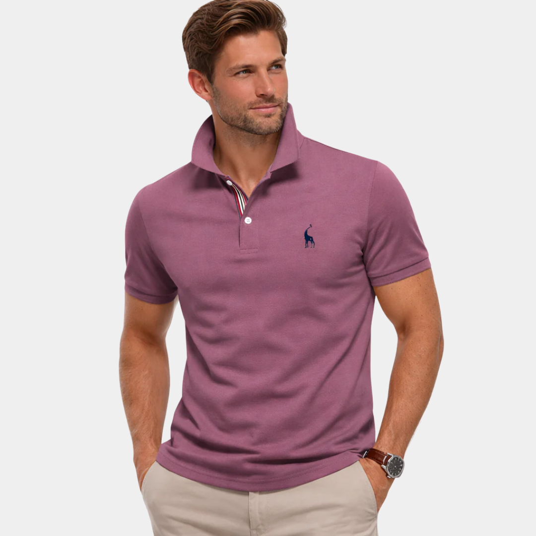 Hudson | Tipped Collar Polo Shirt