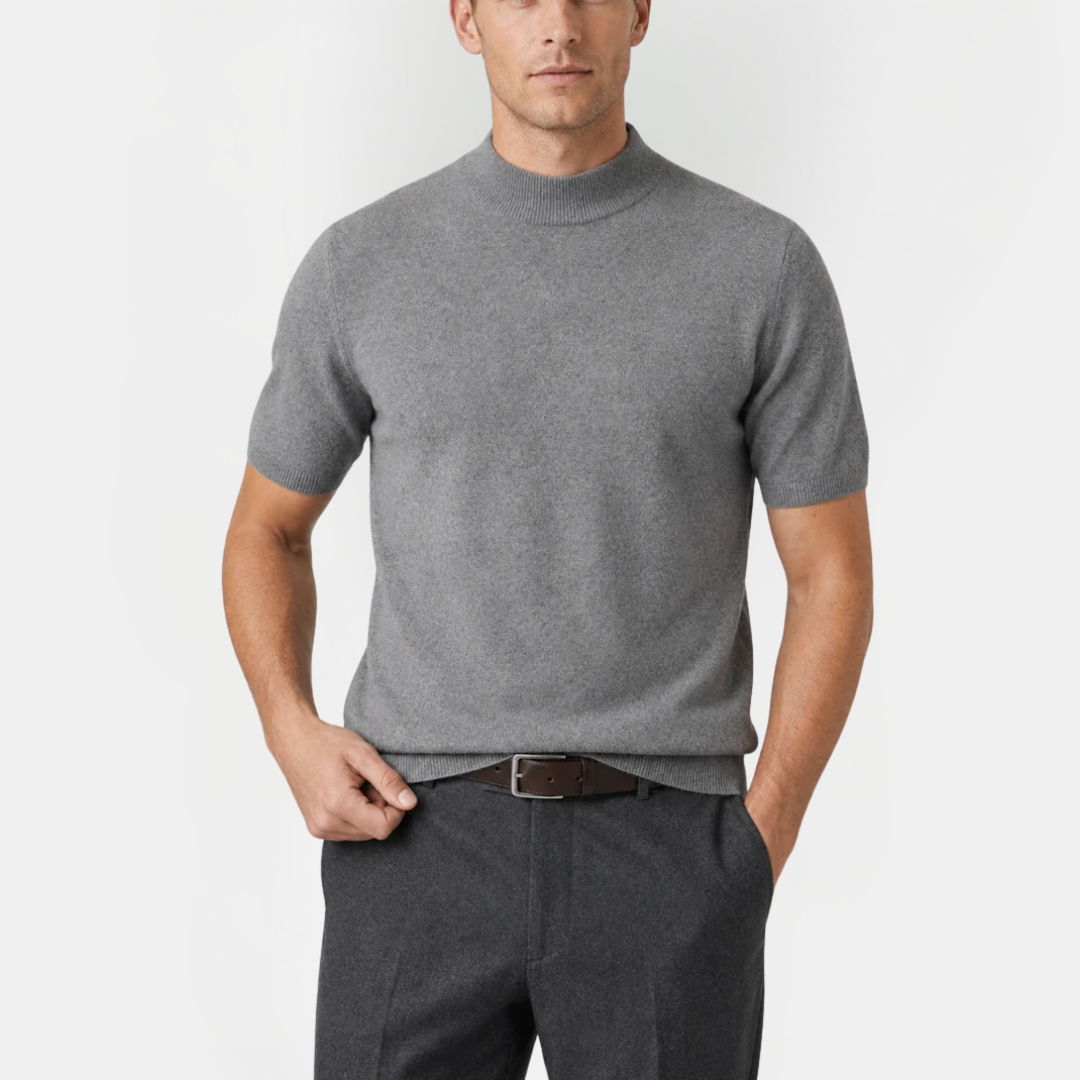 Frederick | Mock Neck T-Shirt