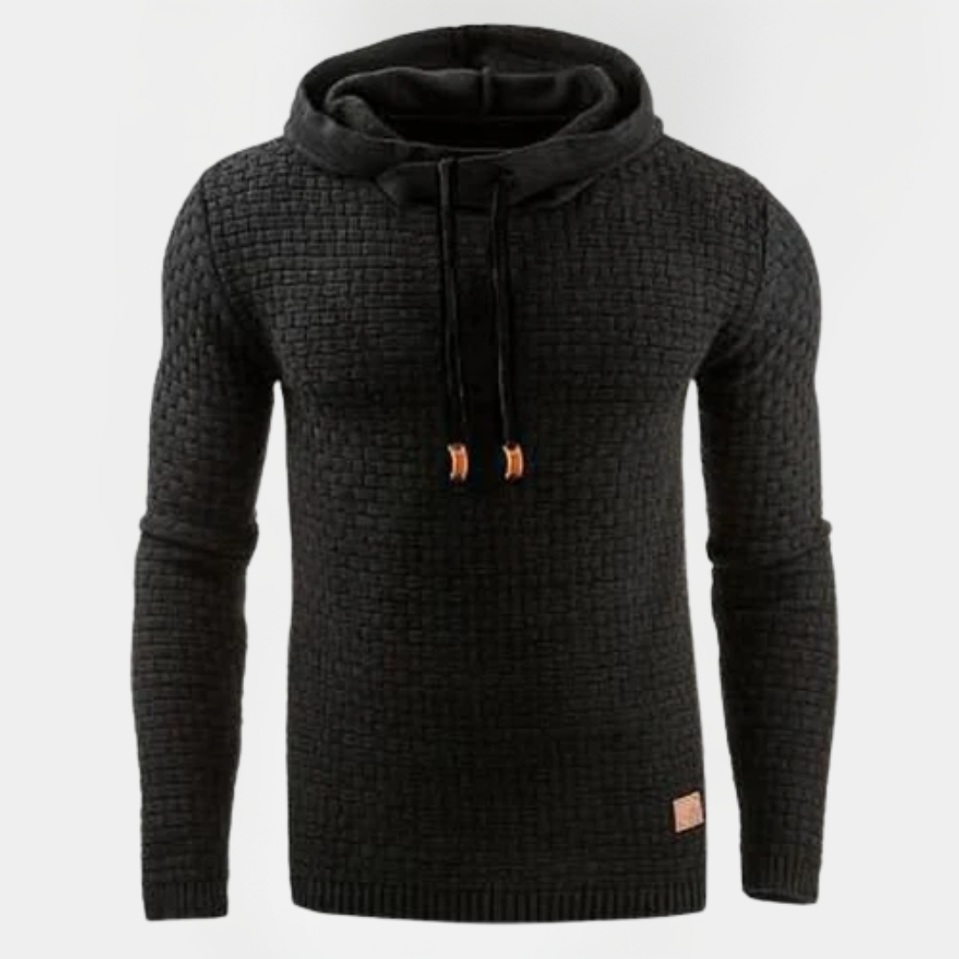 Marshall | Textured Knit Hoodie