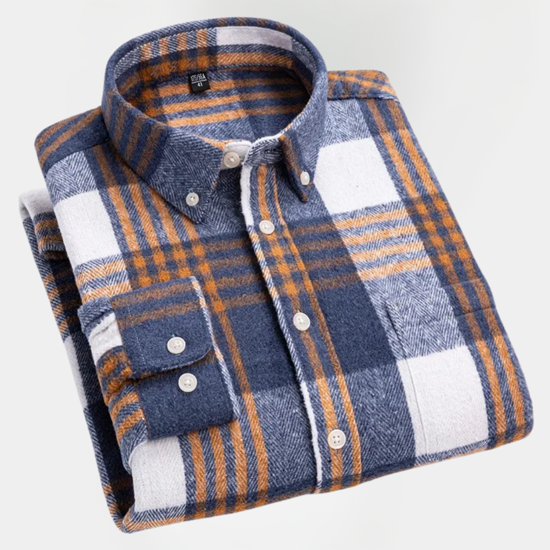 Tristan | Cotton Flannel Shirt