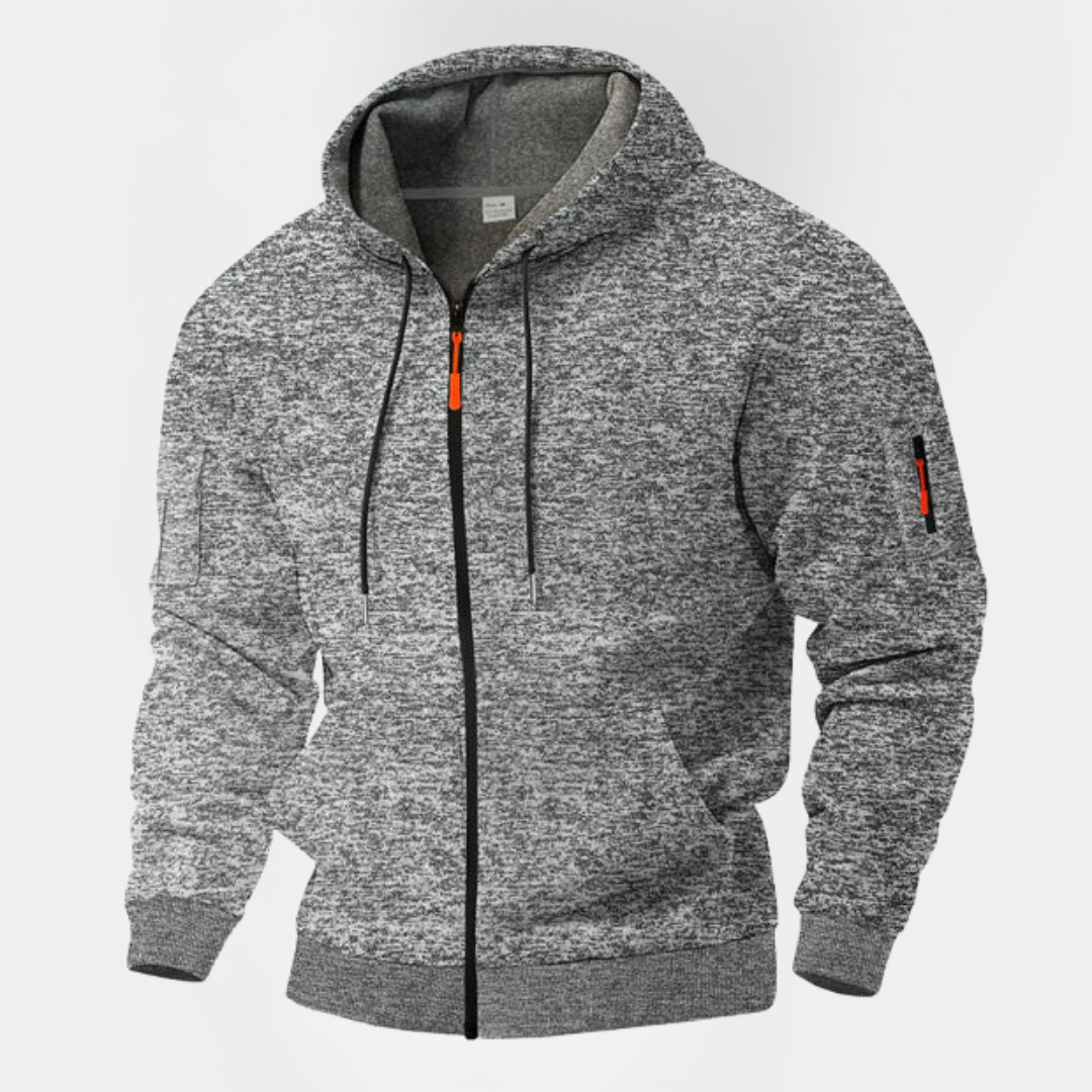 Colton | Textured Zip Hoodie
