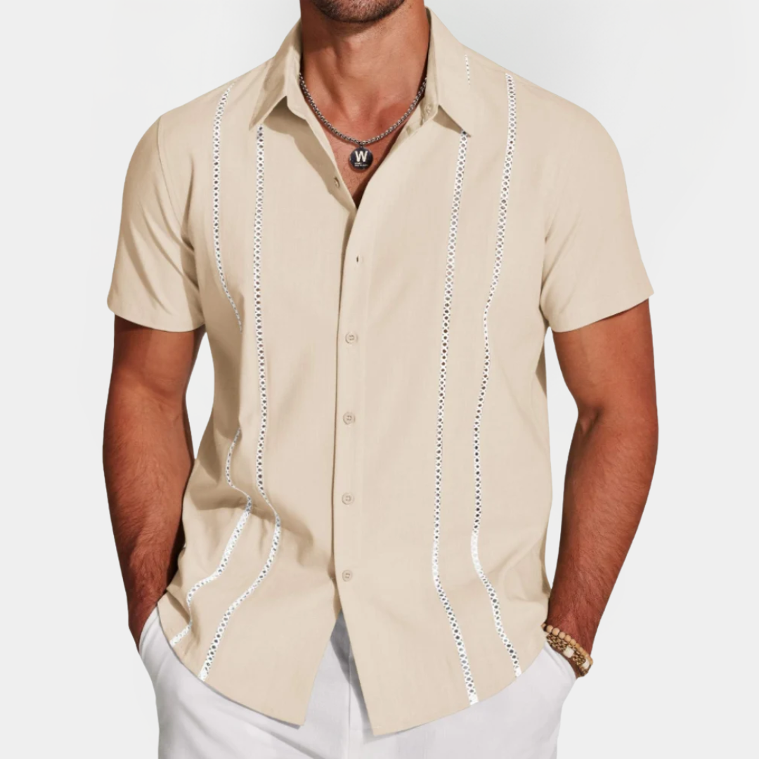Dorian | Open Collar Summer Shirt