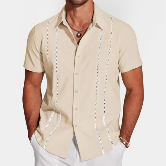 Dorian | Open Collar Summer Shirt