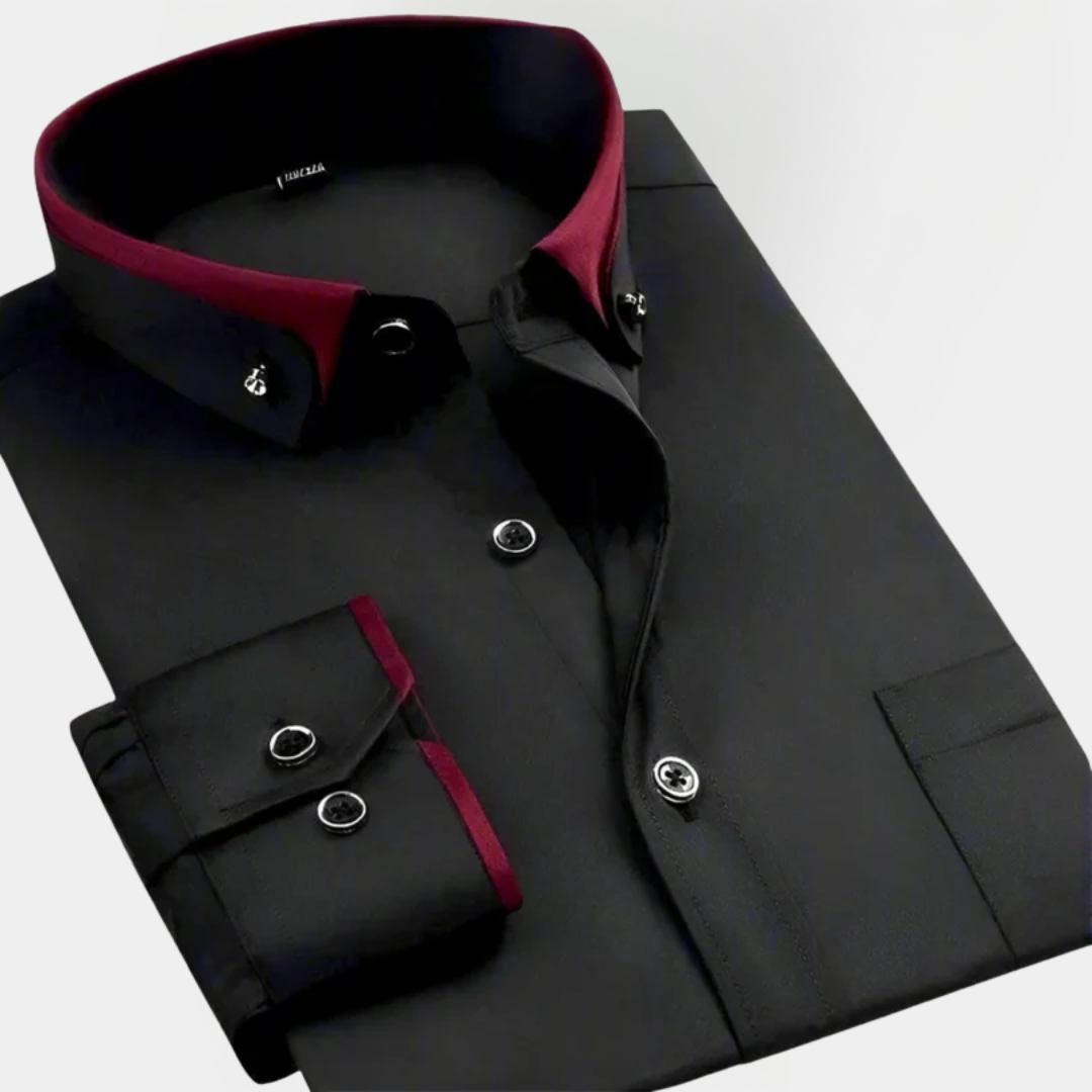 Darius | Contrast Collar Shirt
